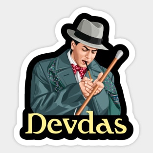 Devdas , Srk fan club, Pop art style, Shahrukh Khan Sticker